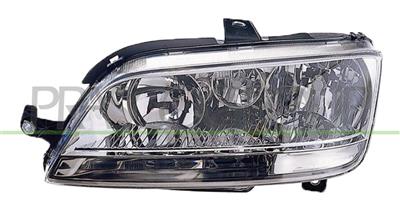HEADLAMP LEFT H7+H1 ELECTRIC-WITH MOTOR-CLEAR LAMP MOD. 01/06 >