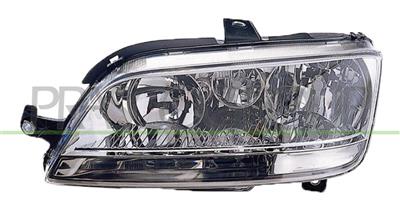 HEADLAMP LEFT H7+H1+H1 ELECTRIC-WITH MOTOR-CLEAR LAMP MOD. 01/06 >