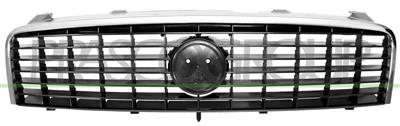 GRILLE CALANDRE - NOIRE AVEC CADRE CHROME'