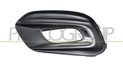 GRILLE GAUCHE NOIRE DE PARE-CHOCS-AVEC SIEGE ANTIBROUILLARD-AVEC CADRE CHROME' MOD.4 PORTES