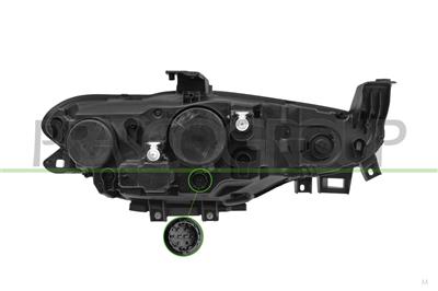 PROIETTORE SINISTRO H7+H15-ELETTRICO-CON MOTORE-NERO-VERSIONE A.L. MOD. 10/20 >