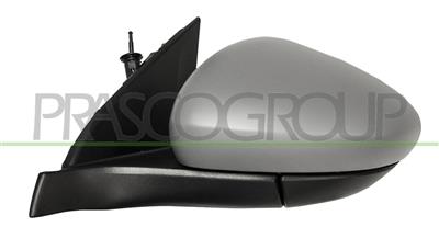 DOOR MIRROR LEFT-WITH CABLE-PRIMED-CONVEX