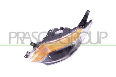 HEADLAMP LEFT H4 ELECTRIC-BLACK-WITH MOTOR