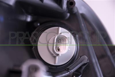 HEADLAMP LEFT H4 ELECTRIC-BLACK-WITH MOTOR
