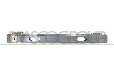 REAR BUMPER REINFORCEMENT-WITH PDC HOLES-ALUMINIUM