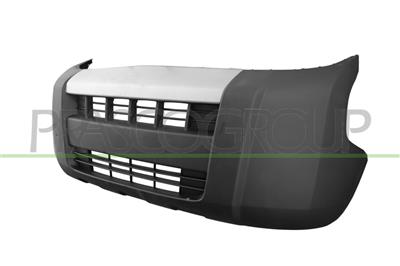 FRONT BUMPER-BLACK-WITH SILVER BAND MOD. VAN