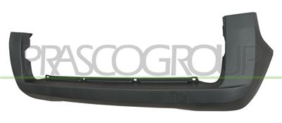 PARE-CHOCS ARRIERE NOIR STRUCTURE'-PORTE D'OUVERTURE  - MOD. CARGO-KOMBI