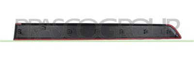 FRONT DOOR MOLDING-RIGHT-WITH CLIPS-BLACK-TEXTURED FINISH