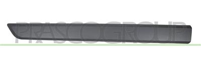 FRONT DOOR MOLDING LEFT-WITH CLIPS-BLACK-TEXTURED FINISH