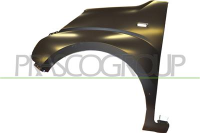 FRONT FENDER LEFT-WITH SIDE REPEATER AND MOLDING HOLES