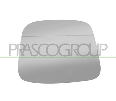 MIRROR GLASS BASE LEFT-ASPHERICAL-HEATED-CHROME