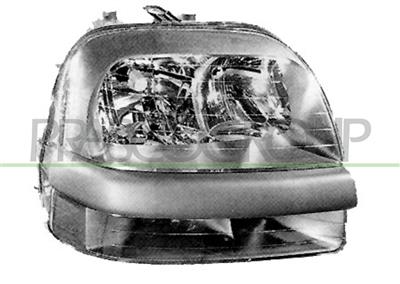 HEADLAMP LEFT H1+H7 ELECTRIC-WITHOUT MOTOR