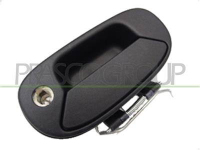 BACK DOOR HANDLE-OUTER-BLACK-WITH KEY HOLE
