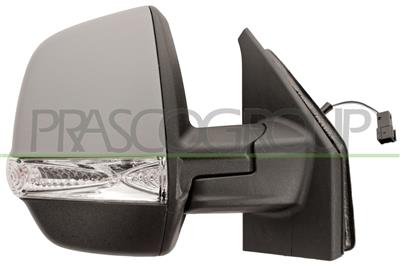 DOOR MIRROR RIGHT-CABLE-PRIMED-WITH LAMP MOD. CARGO