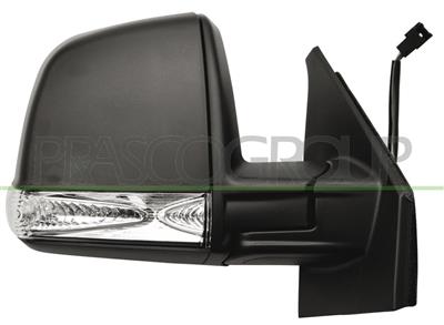 RETROVISORE DESTRO-ELETTRICO-NERO-TERMICO-CON SONDA-CON FANALE-8 PINS MOD. COMBI/PANORAMA