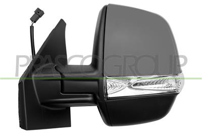DOOR MIRROR LEFT-ELECTRIC-HEATED-PRIMED-WITH LAMP-6PINS MOD. CARGO