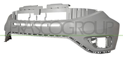 FRONT BUMPER-UPPER-PRIMED-WITH TOW HOOK COVER-WITH HEADLAMP WASHER CUTTING MARKS