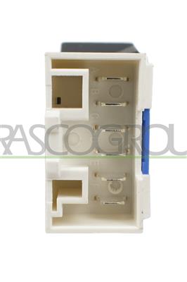 INTERRUPTEUR LEVE-VITRE NOIR-PORTE AVANT DROITE-6 BROCHES