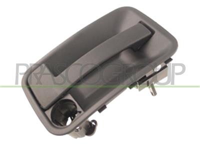 REAR DOOR HANDLE RIGHT-OUTER-BLACK-WITH KEY HOLE