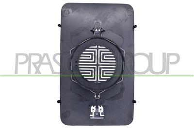MIRROR GLASS BASE RIGHT/LEFT-UPPER-HEATED-CONVEX
