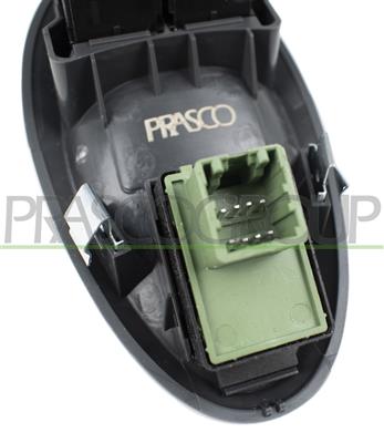 PULSANTIERA ALZACRISTALLO PORTA ANTERIORE SINISTRA-NERA-2 INTERRUTTORI-CON FUNZIONE REGOLAZIONE RETROVISORI-20 PINS