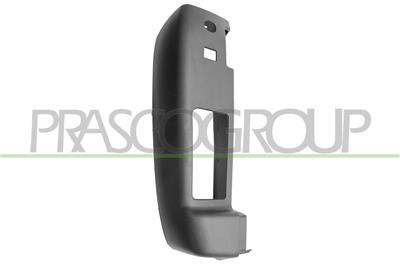 REAR BUMPER END CUP LEFT-LIGHT-GRAY-TEXTURED FINISH MOD. MAXI (15/17M3)