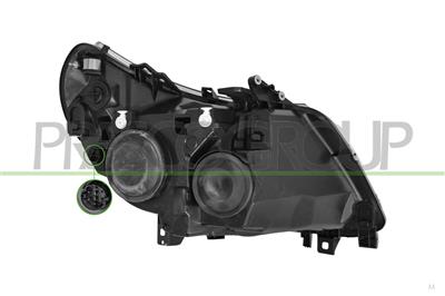 OPTICA IZQUIERDA H1+H7-ELECTRICA-CON MOTOR-7 PINES-MONTAJE A.L. MOD. 01/11 >