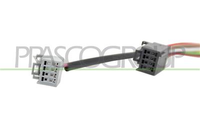 RETROVISORE SINISTRO-ELETTRICO-NERO-TERMICO-CON SONDA-CON FANALE-BRACCIO CORTO-LAMPADINA 16W
