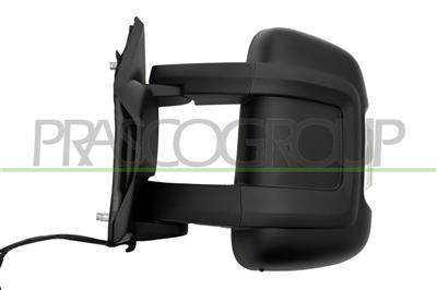 RETROVISORE SINISTRO-ELETTRICO-NERO-TERMICO-CON FANALE BIANCO-CON SONDA-BRACCIO MEDIO-CONVESSO-10 PINS