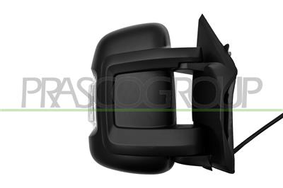 RETROVISORE DESTRO-ELETTRICO-NERO-TERMICO-CHIUDIBILE-CON FANALE-LAMPADINA 5W-BRACCIO CORTO-CONVESSO-10 PINS