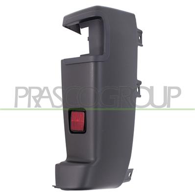 EMBOUT DROIT DE PARE-CHOCS ARRIERE NOIR STRUCTURE'-AVEC CATADIOPTRE MOD. MAXI (15/17M3)