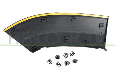 EXTENSION D'AILE AVANT DROITE-NOIRE STRUCTURE'-AVEC CLIPS