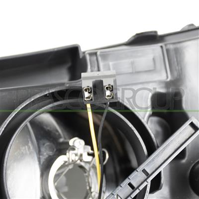 HEADLAMP RIGHT H7+H7 ELECTRIC-WITH MOTOR-WITH STATIC CORNERING LAMP-LED-BLACK