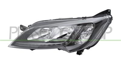 PROIETTORE SINISTRO H7+H7-ELETTRICO-CON MOTORE-CON LUCE DIREZIONALE-NERO-LED