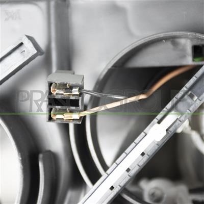 PROIETTORE SINISTRO H7+H7-ELETTRICO-CON MOTORE-CON LUCE DIREZIONALE-NERO-LED