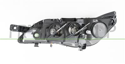 HEADLAMP RIGHT H7+H7 ELECTRIC-WITH MOTOR-WITH STATIC CORNERING LAMP-LED-CHROME