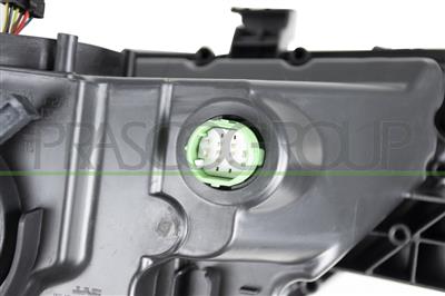 HEADLAMP RIGHT H7+H7 ELECTRIC-WITH MOTOR-WITH STATIC CORNERING LAMP-LED-CHROME