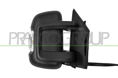 RETROVISORE DESTRO-ELETTRICO-NERO-TERMICO-CHIUDIBILE-CON FANALE-LAMPADINA 16W-CON BLIS-BRACCIO CORTO-CONVESSO-12 PINS