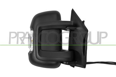 RETROVISORE DESTRO-ELETTRICO-NERO-TERMICO-CHIUDIBILE-CON FANALE-LAMPADINA 16W-CON BLIS-BRACCIO CORTO-CON ANTENNA RADIO-CONVESSO-13 PINS