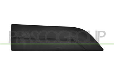 MOLDURA DERECHA PARACHOQUES DELANTERO-NEGRA-GRANULADA