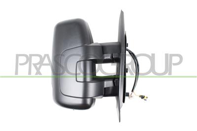 ESPEJO DERECHO ELECTRICO-NEGRO-TERMICO-CON PILOTO-BRAZO CORTO-CONVEXO-7 PINES