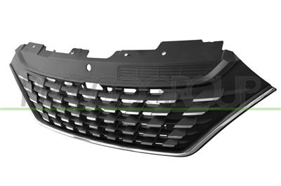 RADIATOR GRILLE BLACK-WITH CHROME FINISH