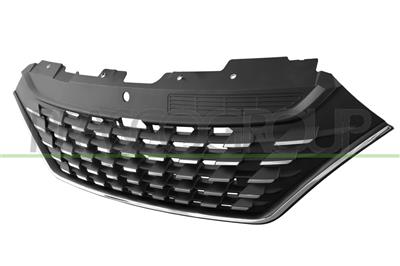 GRILLE CALANDRE NOIRE-AVEC FINITION CHROMEE