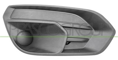 BUMPER GRILLE RIGHT-BLACK-TEXTURED FINISH-WITHOUT FOG LAMP HOLE-WITHOUT DAY RUNNING LIGHT HOLE