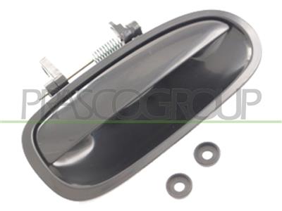 REAR DOOR HANDLE RIGHT-OUTER-SMOOTH-BLACK