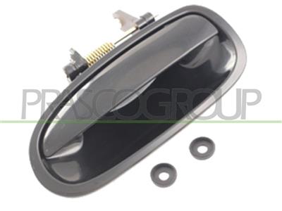 REAR DOOR HANDLE LEFT-OUTER-SMOOTH-BLACK