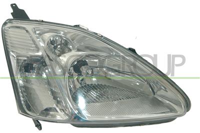HEADLAMP RIGHT H4 ELECTRIC-WITH MOTOR