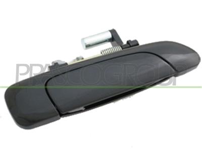 REAR DOOR HANDLE RIGHT-OUTER-SMOOTH-BLACK