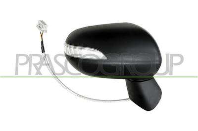 ESPEJO DERECHO ELECTRICO-NEGRO-CON PILOTO-ABATIBLE-CONVEXO