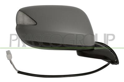 DOOR MIRROR RIGHT-ELECTRIC-PRIMED-WITH LAMP